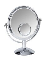 Kosmetik-Standspiegel Grando Ø 27 cm, 3-fach/7-fach Vergrößerung