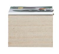 Aufbewahrungsbox S Tucan mit Deckel, MDF 10x8x15cm