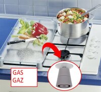 Glasabdeckplatten 2er Chili 30x52 cm