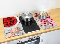 Glasabdeckplatten 2er Himbeere 30x52 cm ALLSTAR