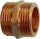 Doppelnippel Messing 1 1/2"