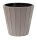 Blumentopf WOODE mocca Höhe 45,7cm,Ø 48,8cm Kunststoff
