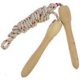 Springseil 2,10m Holzgriffe im Polybeutel