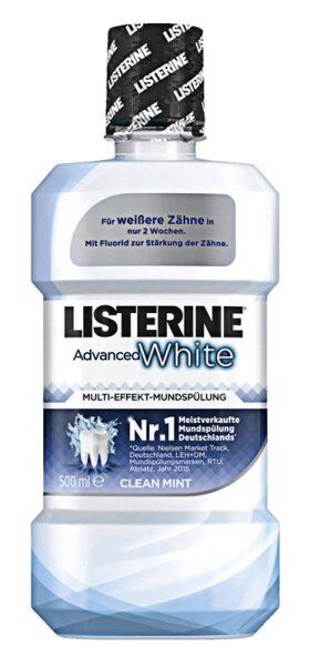 LISTERINE Mundwasser 500ml Advanc.White Clean Mint
