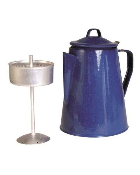 KAFFEEKANNE EMAIL M.PERCOLATOR (12 TASSEN) BLAU MIL-TEC