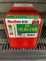 FISCHER Power-Fast 10,0x140 TK gevz TG TX Tellerkopf gelb...