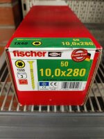 FISCHER Power-Fast 10,0x280 SK gevz TG TX Senkkopf gelb...