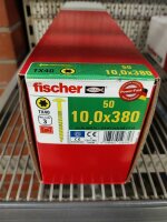 FISCHER Power-Fast 10,0x380 TK gevz TG TX Tellerkopf gelb...