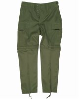 ZIP-OFF FELDHOSE TYP BDU OLIV Gr. M MIL-TEC