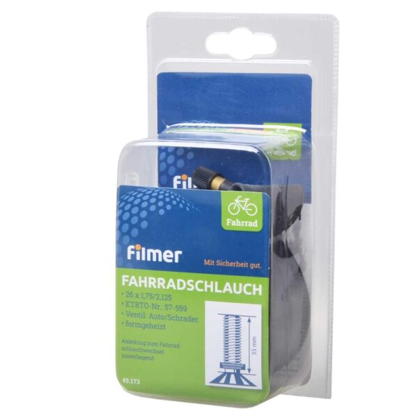 Fahrradschlauch 26 x 1,75/2,125 Schrader
