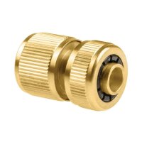 Schnellverbindungsstück - Durchlauf 1/2 Messing BRASS