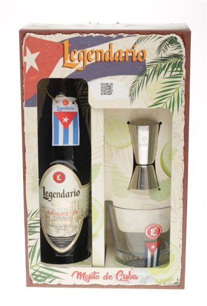 Legendario Elixir de Cuba Cocktail-Geschenkset 0,7 Liter 34% Vol.