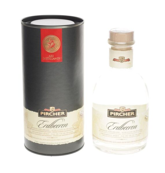 Pircher Erdbeerbrand Apothekerflasche 0,7 Liter 40% Vol.