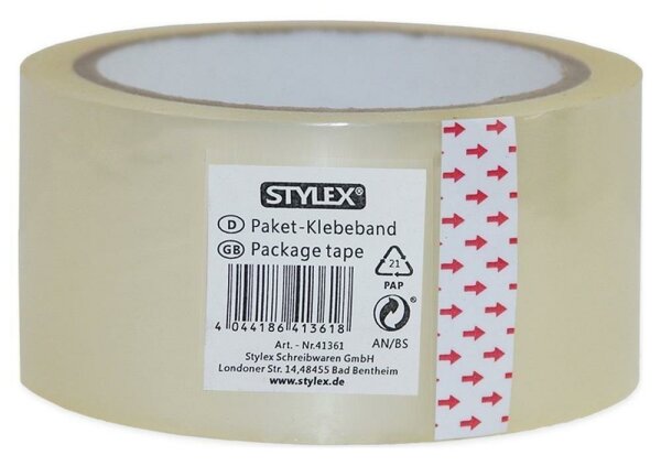 Paketklebeband 50mmx66m transparent