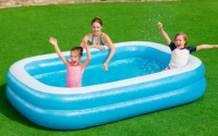 Family Pool 262x175x51cm blau, eckig Bestway