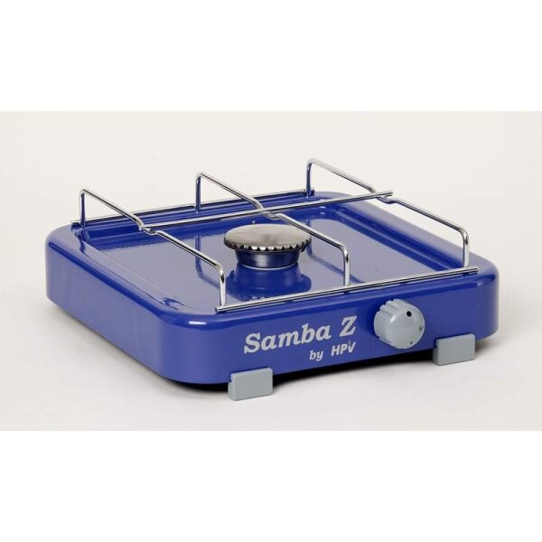 Gaskocher 1-flammig Samba blau 50mbar mit Zündsicherung