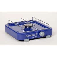 Gaskocher 1-flammig Samba blau 50mbar mit Zündsicherung