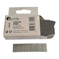 Kopflose Stifte/Pins/Nagel ohne Kopf 16mm 5/8" 2000 Stück für Stiftnagler FORTIS