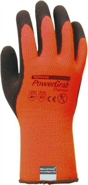 Handschuh Towa Power Grab Thermo Gr. 11 Winterhandschuh mit Latex-Beschichtung