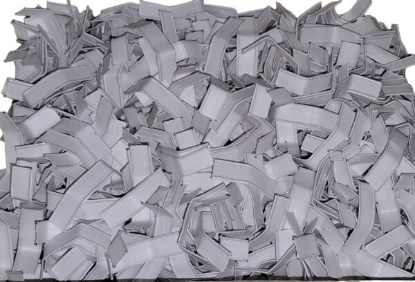 Clipse/Beutelverschluss/Verschluß-Clips weiß 40x8mm 1000er Pack