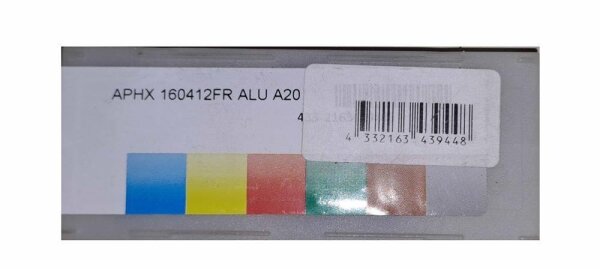 Fräswendeschneidplatte 8er Pack Wendeschneidplatten Alu m. Radius APHX 160412FR A20 FORMAT