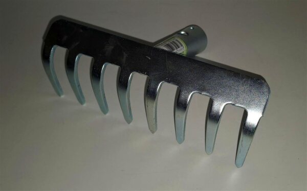 Gartenrechen 8 Zinken, verzinkt