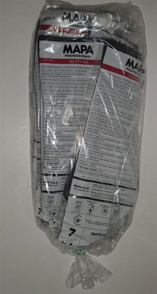 Mapa Pro 10 x Mapa MAPA Professional Alto 415 Chemikalienschutz-Handschuhe Gr. 7