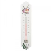 WHITE LINE Außen-Thermometer - Metall 30cm