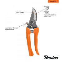 Gartenschere der V-SERIE mit Durchgangsklinge