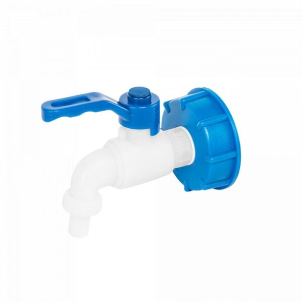 IBC Verbinder IG S60x6 mit Auslaufhahn 1/2