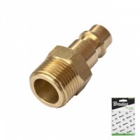 Stecker GZ 3/8" MESSING