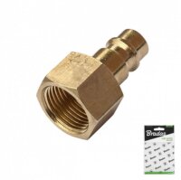 Stecker GW 1/4" MESSING