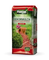 Dekor-Mulch 50 Liter rot PLANTOP