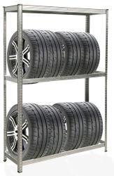 Schwerlastregal für Reifen H180x120x40cm