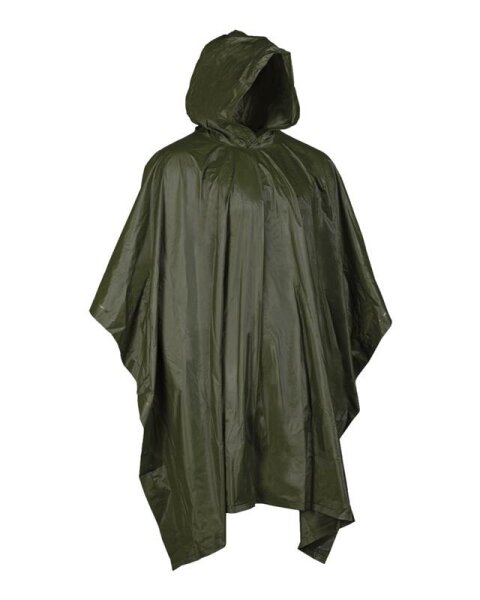PONCHO VINYL OLIV MIL-TEC