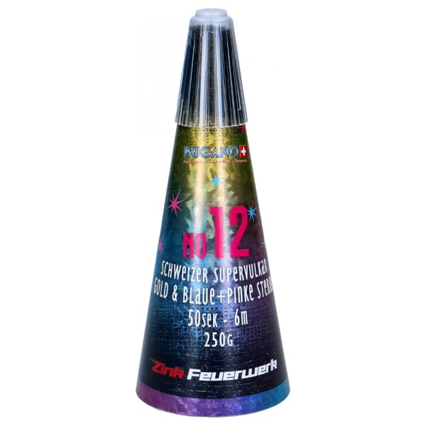 Schweizer Super-Vulkan No.12 Blaue und Pinke Sterne