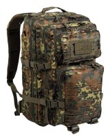 US ASSAULT PACK LG LASER CUT FLECKTARN RUCKSACK MIL-TEC