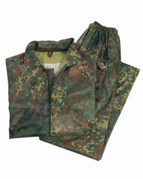 REGENANZUG FLECKTARN Gr. XXL MIL-TEC