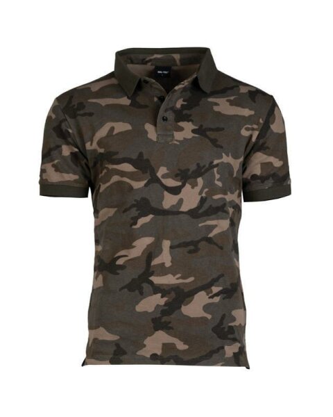 POLOSHIRT PREWASH CO.PIKEE WOODLAND Gr. M MIL-TEC