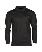 POLOSHIRT TACTICAL QUICK DRY 1 ARM SCHWARZ Gr. XL MIL-TEC