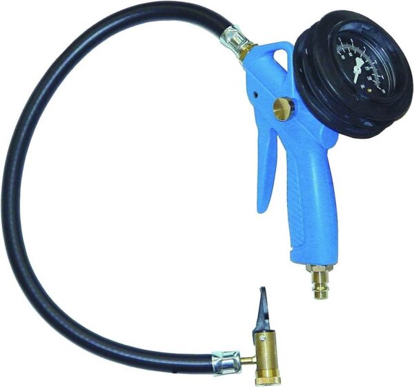 Reifenfüllmesser Pneulight max. 10 bar/Handreifenfüllmesser mit Momentstecker