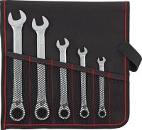 Ratschenschlüssel-Satz umschaltbar 8-19mm 5-teilig...