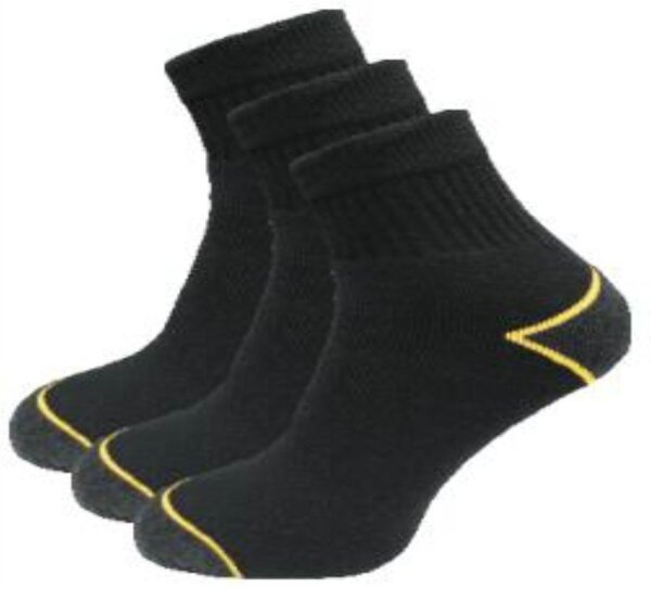 Herren Arbeitskurzsocken 3er Pack Gr. 39-42/43-46