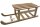 Deko-Schlitten aus Holz 42x16x14cm