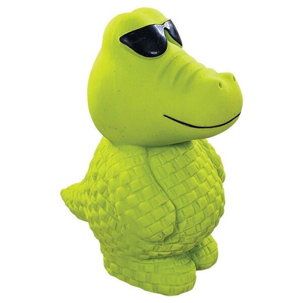 Perfecto Fun Latex Hundespielzeug "Cool Kroko" 12,5cm