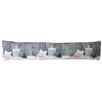 LED Zugluft-Stopper „Kerzen" 80x20cm...