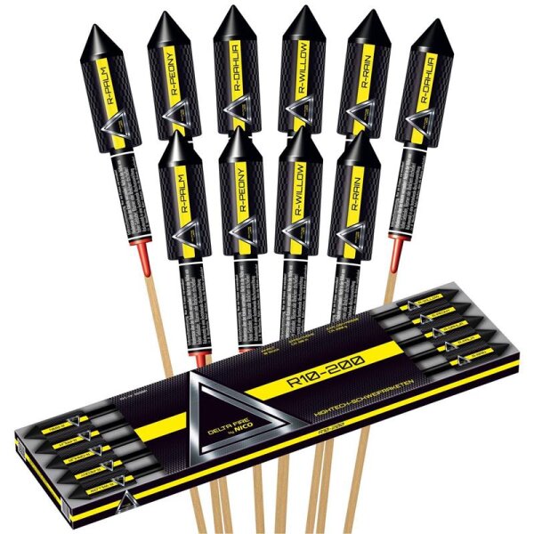 Delta Fire R10-200 10er Raketen NICO