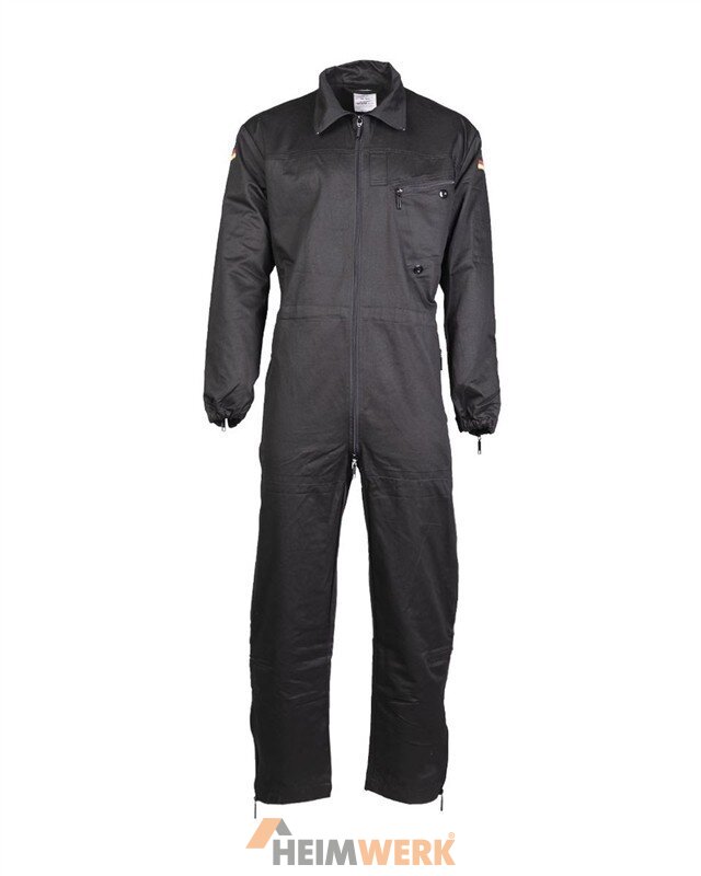 Overall Samt SECURITY Overall / Panzerkombi In Schwarz Von MFH - Robuste Einsatzkombi In Größen S Bis XXL Overall Ski Damen