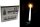 Baumkerzen 3D Flamme 10er Packung, batteriebetrieben mit Fernbed."
