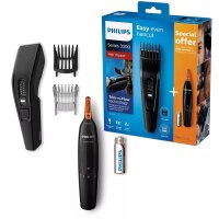 Philips Haarschneider HC351085 + Gratis Nasenhaarrasierer